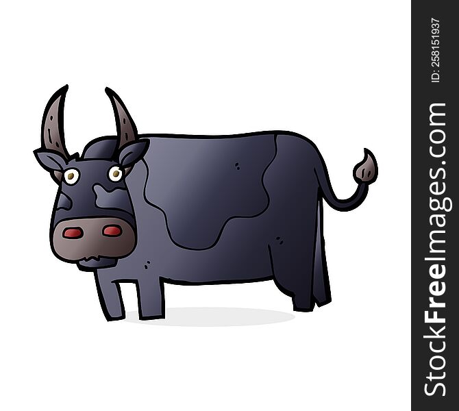 Cartoon Bull