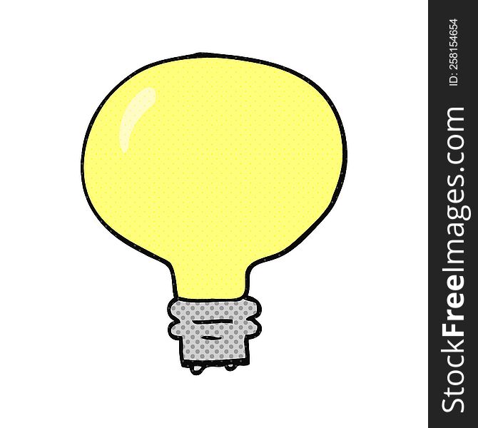 Cartoon Light Bulb