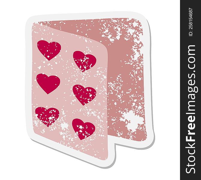 valentine card grunge sticker