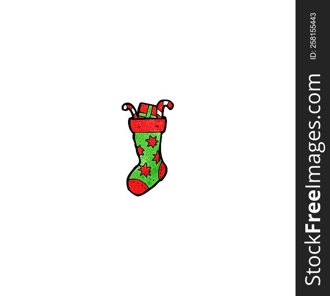 Christmas Stocking Cartoon Character