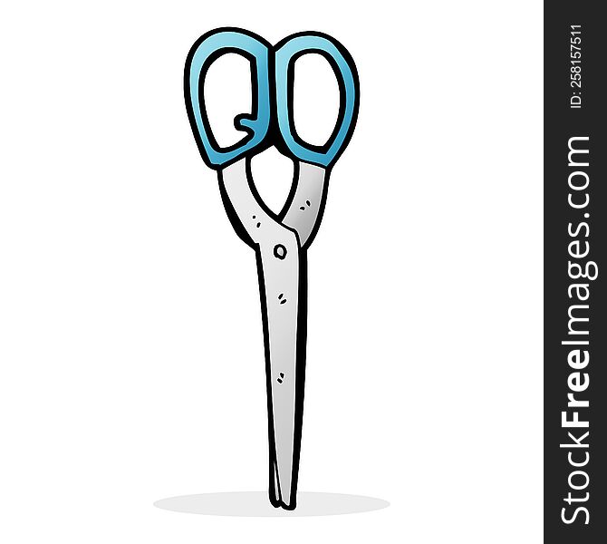 cartoon scissors