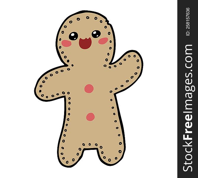 Cartoon Gingerbread Man