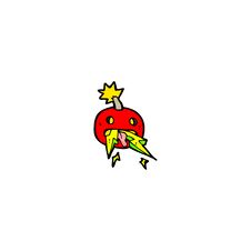 Crazy Bomb Symbol Royalty Free Stock Image