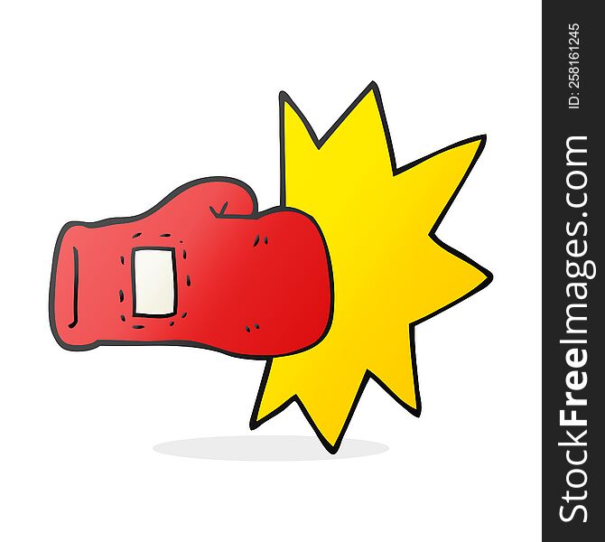 cartoon boxing glove