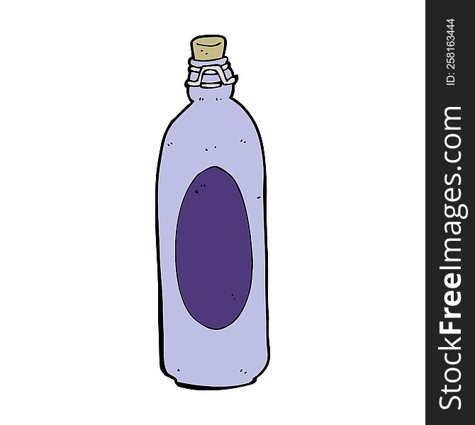 cartoon traditional bottle