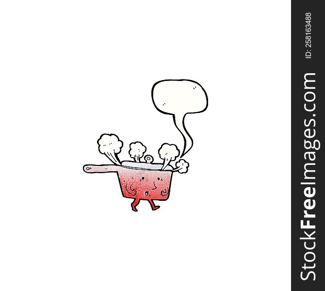 red hot saucepan cartoon