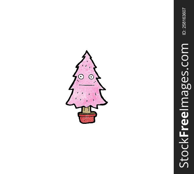 Cartoon Pink Tree