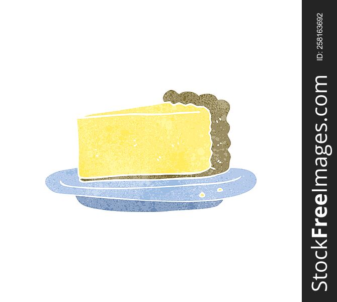 Retro Cartoon Cheesecake