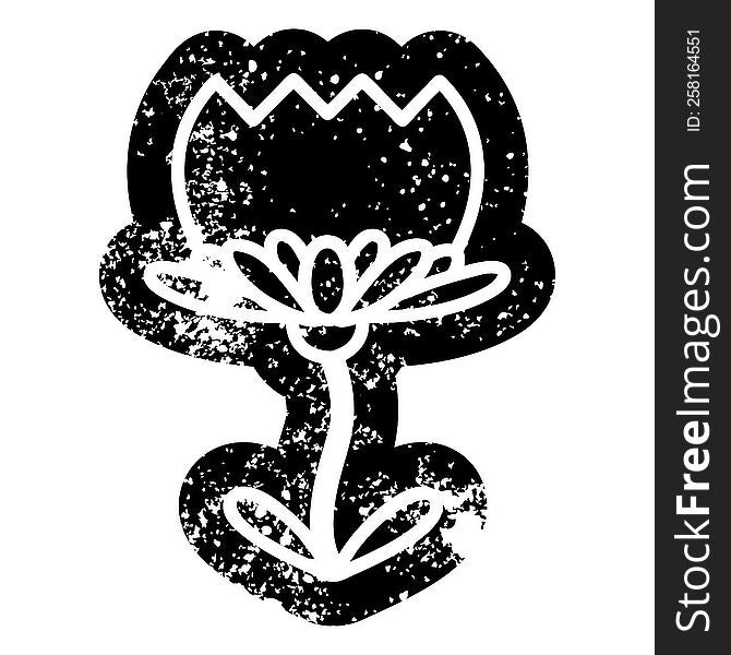 lotus flower icon symbol