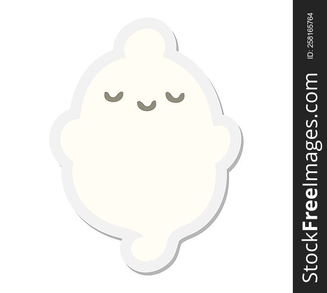 Halloween Ghost Sticker