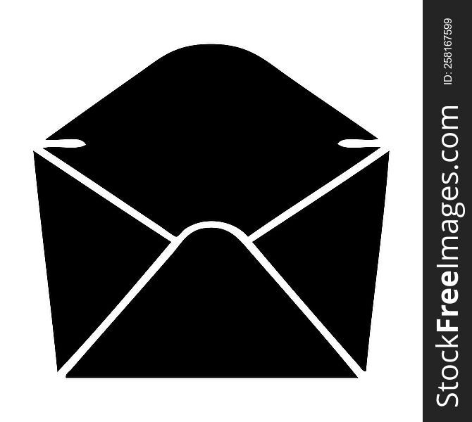 Quirky Flat Symbol Envelope