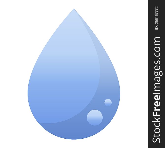 Raindrop Graphic Icon