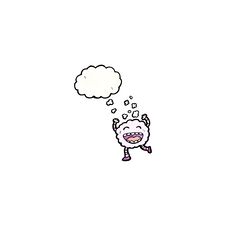 Cartoon Cloud Creature Stock Images