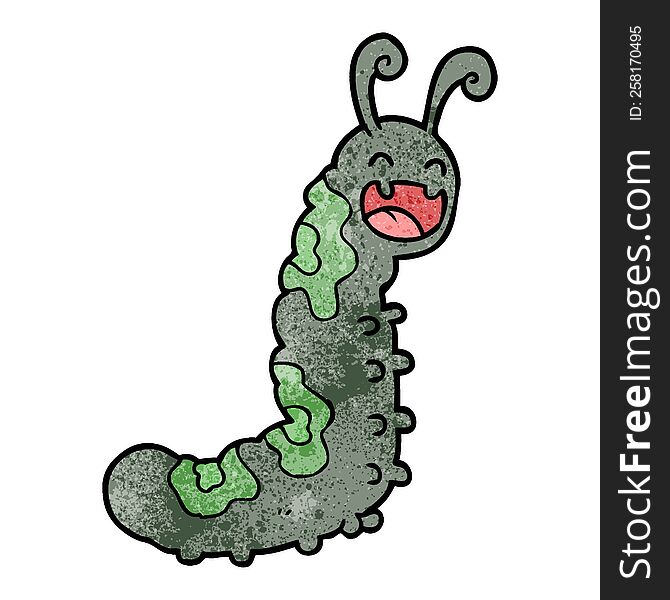 funny cartoon caterpillar. funny cartoon caterpillar