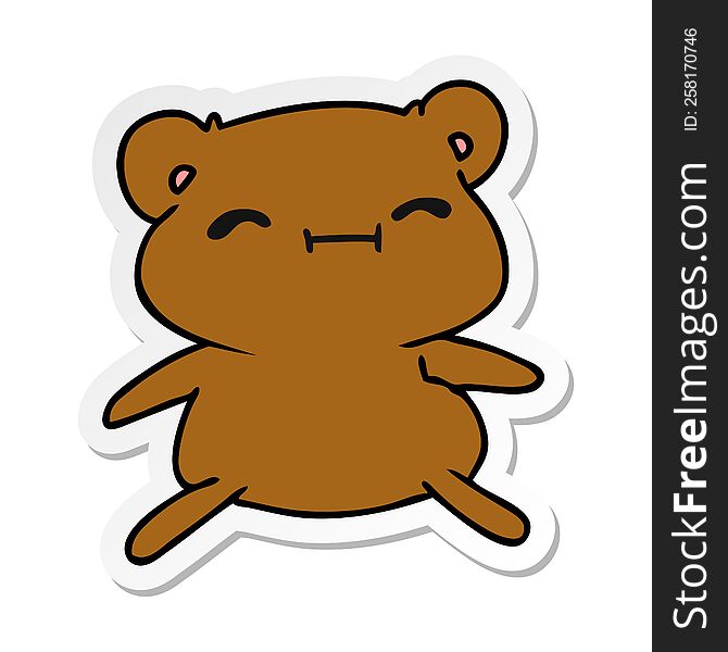 sticker cartoon kawaii cute teddy bear