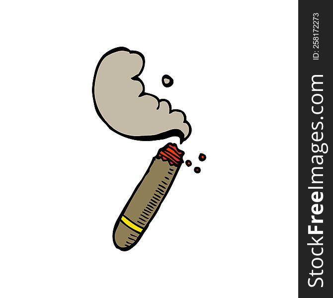 cartoon cigar