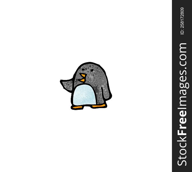 cute cartoon penguin doodle