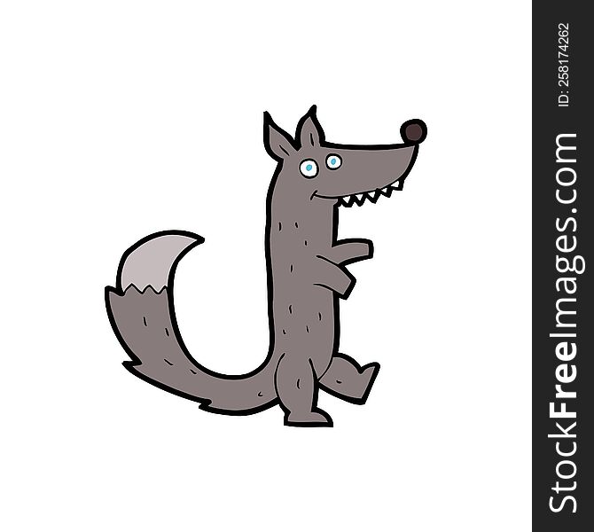 Cartoon Wolf