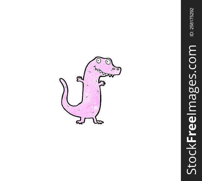 cartoon pink dinosaur