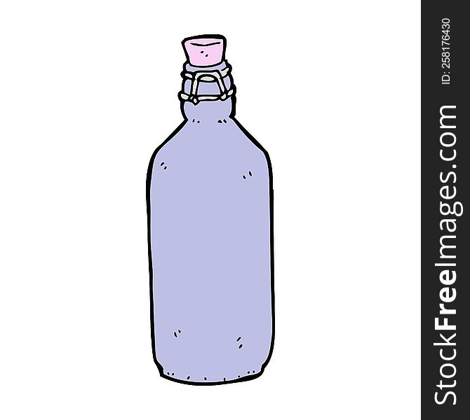 cartoon traditional bottle