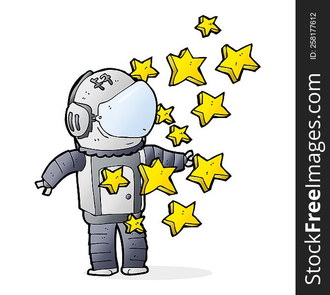 Cartoon Spaceman