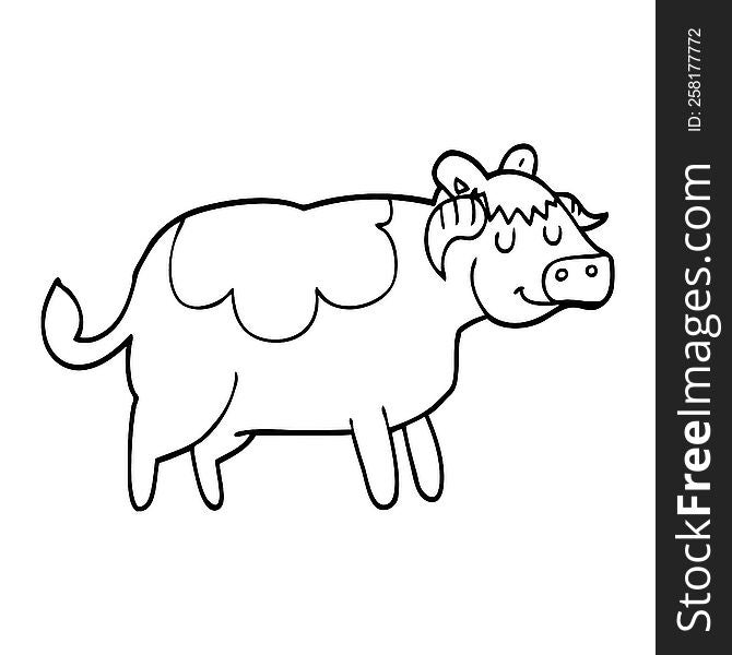 Cartoon Cow