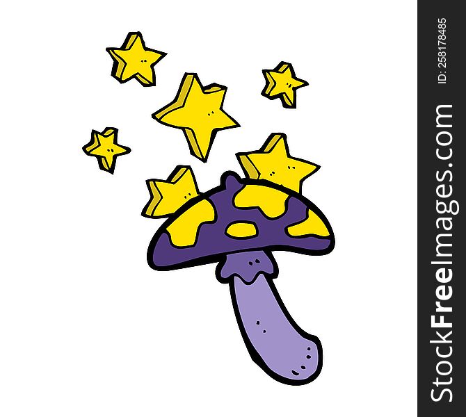 Cartoon Magic Toadstool