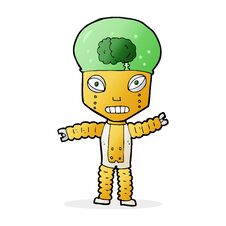 Free Cartoon Future Robot Stock Photos - 258186283