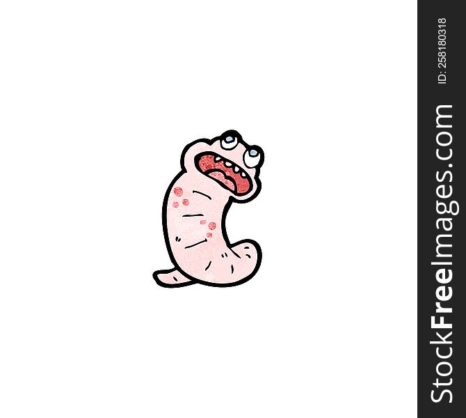 Cartoon Worm