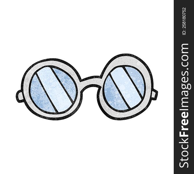 Textured Cartoon Glasses