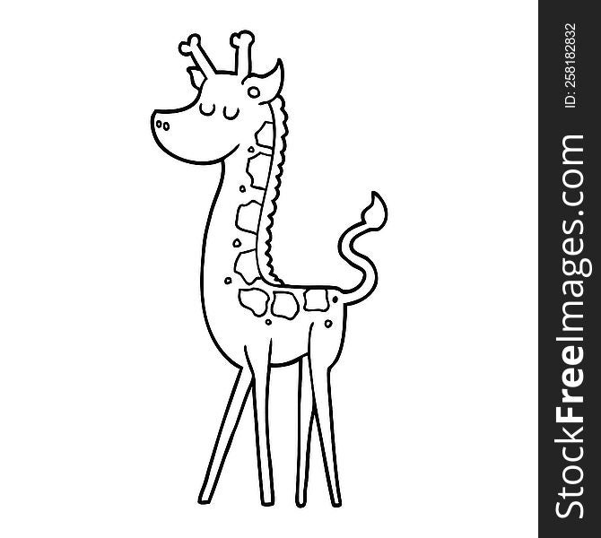 cartoon giraffe