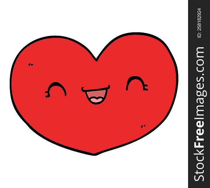 cartoon love heart