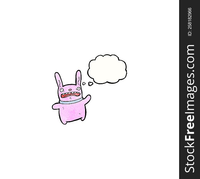 Stressed Rabbit Cartoon