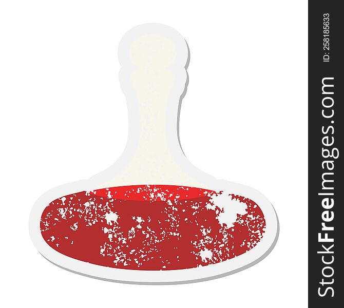 fancy decanter full of wine grunge sticker