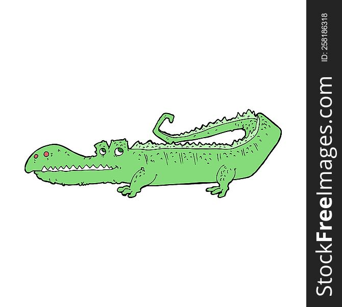 Cartoon Crocodile