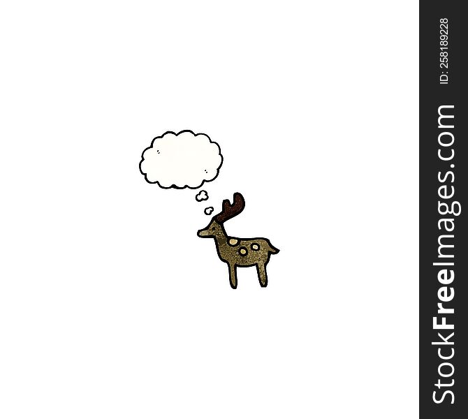 cartoon reindeer symbol