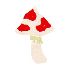 Cartoon Toadstool Stock Photography Cartoon Toadstool Stock Photography