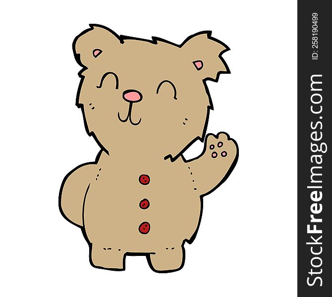 cartoon teddy bear