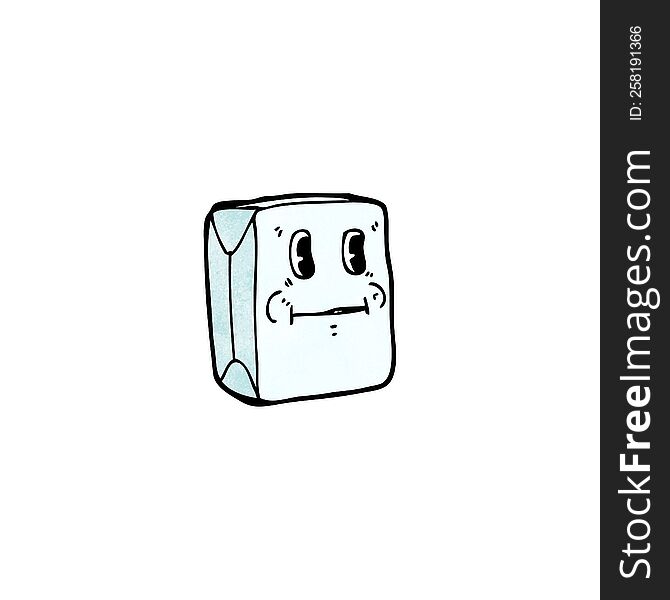milk carton cartoon character