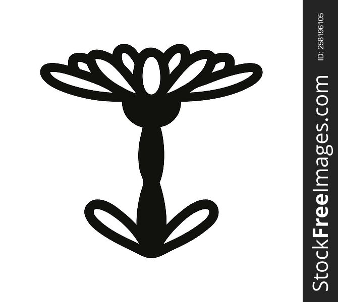 blooming flower icon symbol