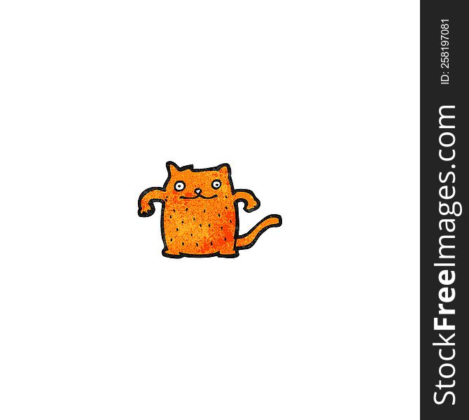 cartoon ginger cat