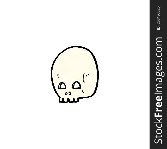 cartoon skull symbol