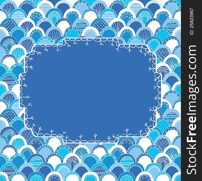 Abstract blue  background for card and invitation. Abstract blue  background for card and invitation