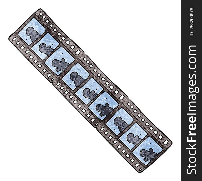 Textured Cartoon Film Strip