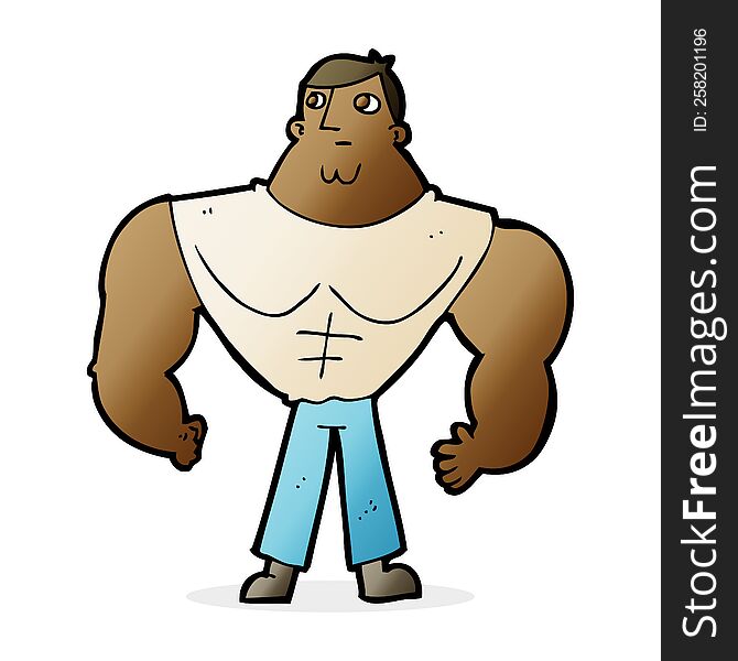 Cartoon Body Builder