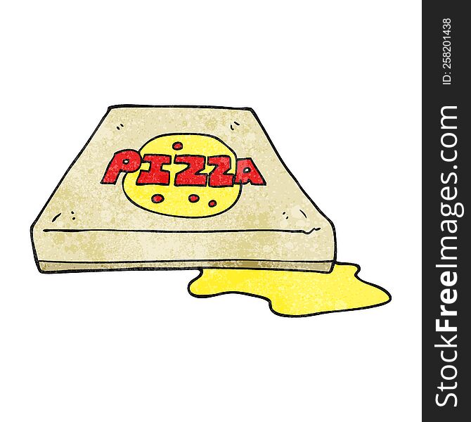 Textured Cartoon Pizza