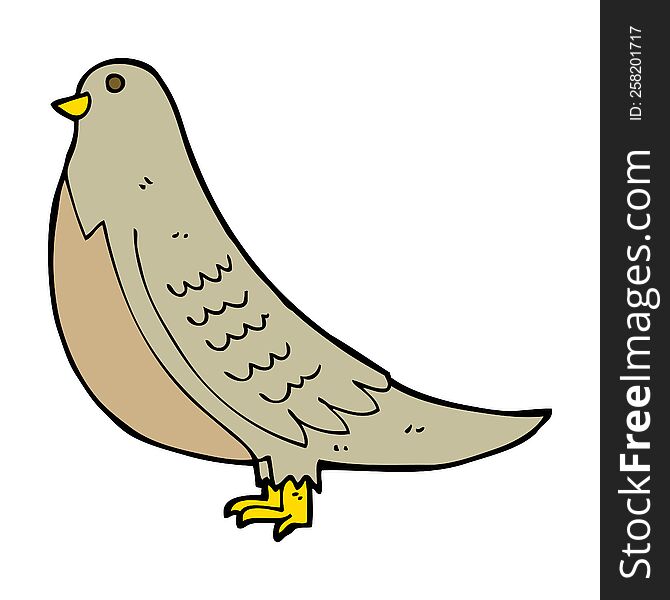 Cartoon Common Bird