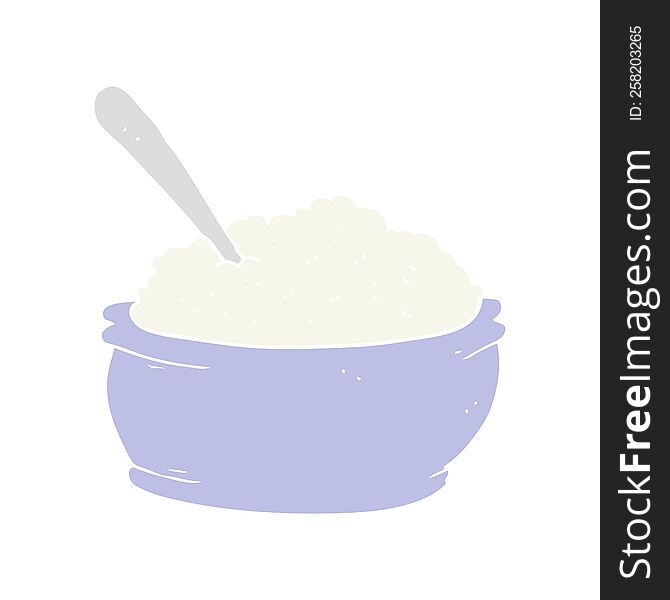 flat color illustration of a cartoon sugar bowl