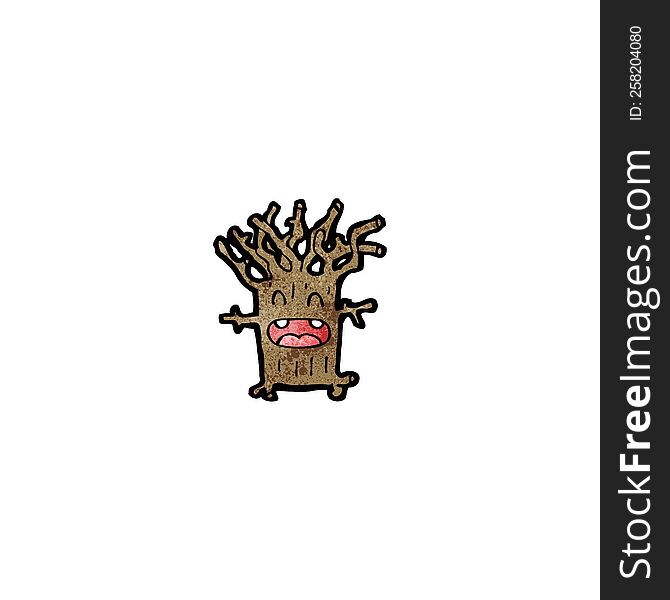 little tree cartoon character