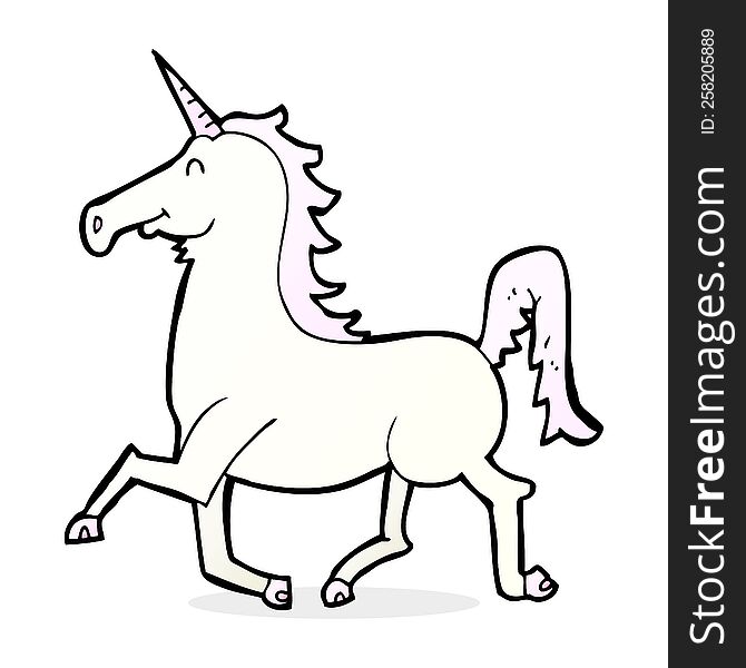 cartoon unicorn